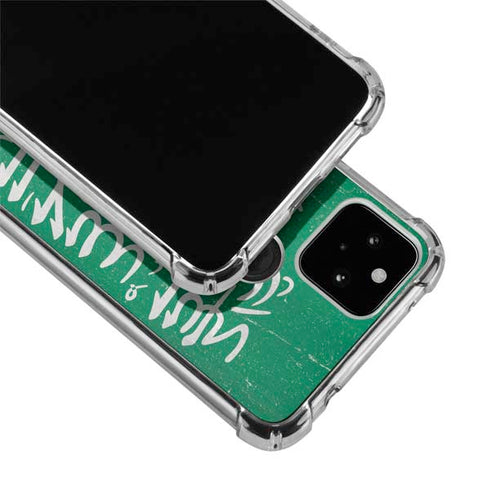 Saudi Arabia Flag Distressed Google Pixel 5a 5G Clear Case